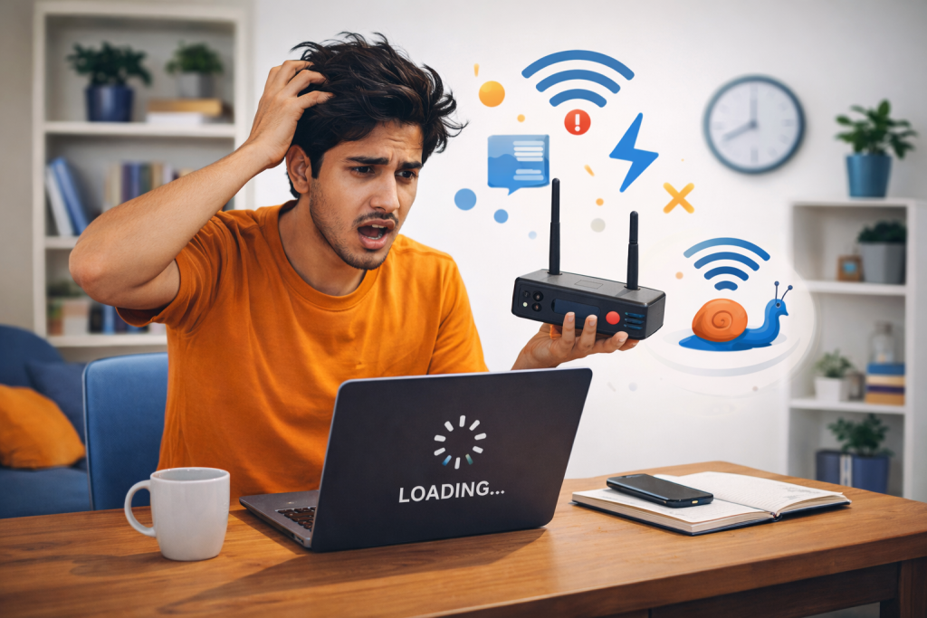 Slow broadband internet problem in Dhaka home