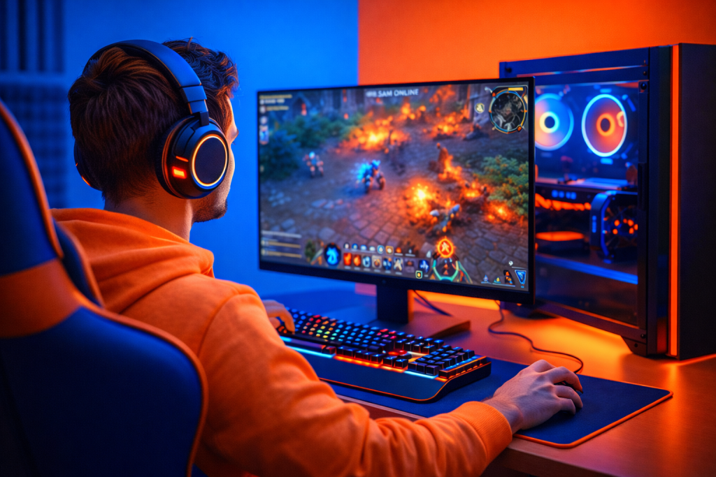 Low latency fiber internet for gaming